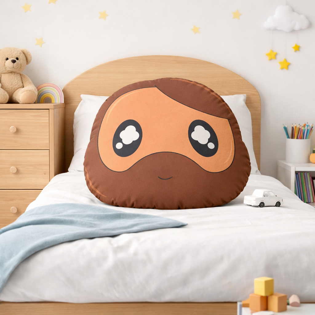 Jesus Face Shaped Pillow