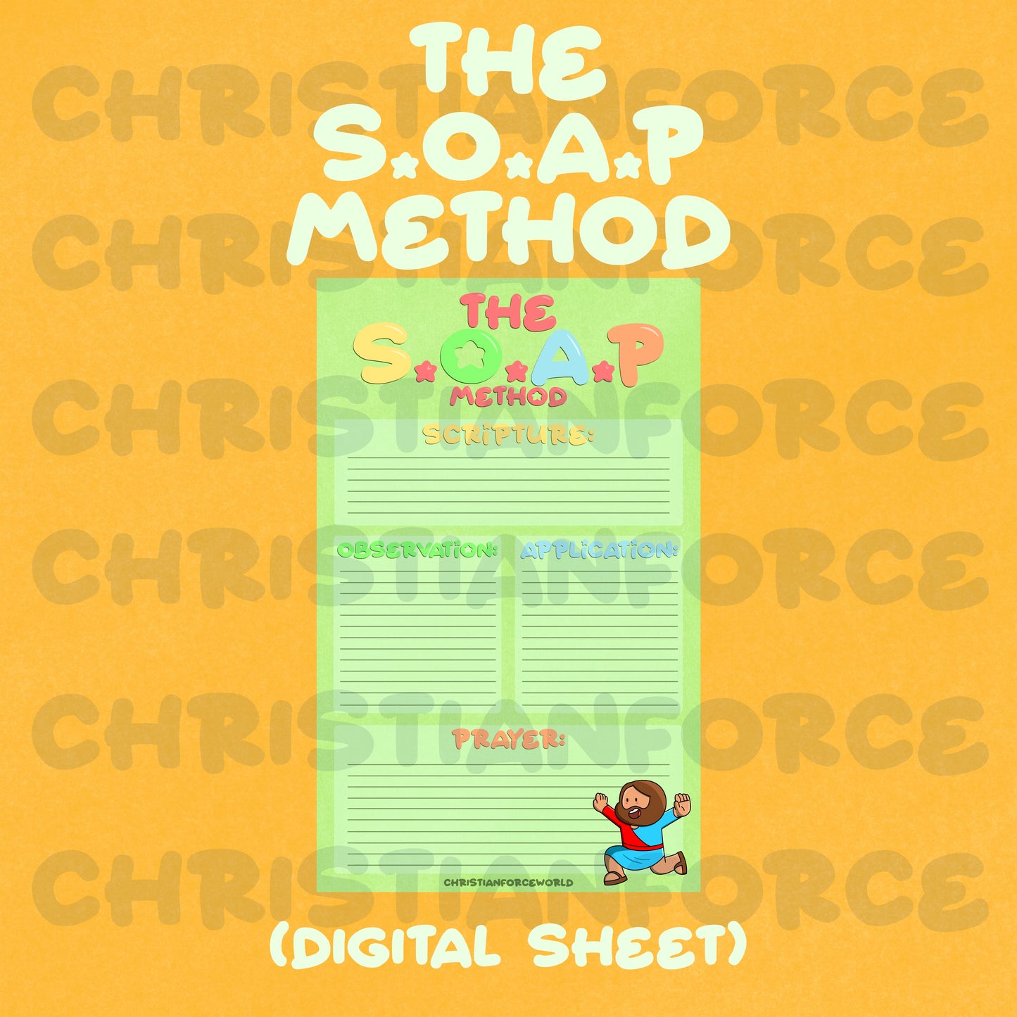 The S.O.A.P Method (Digital Sheet)