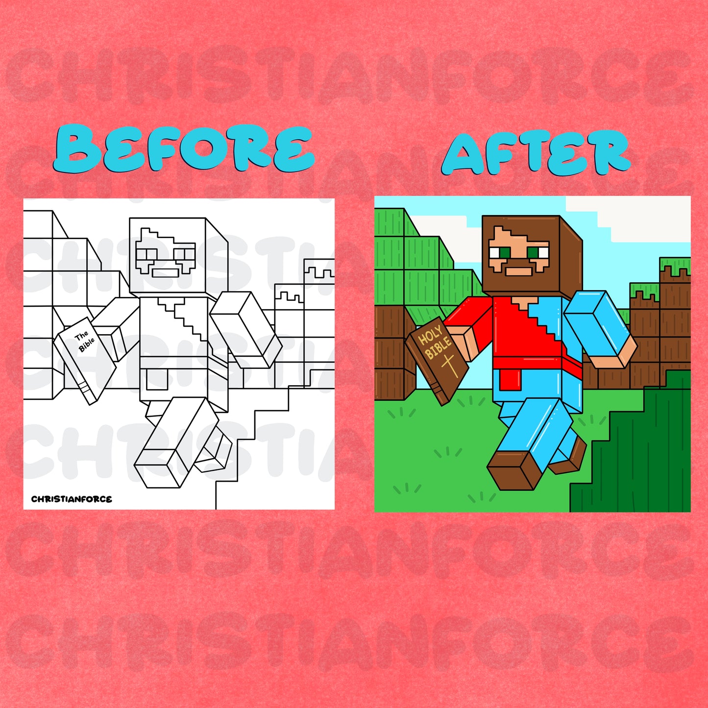 5 Coloring Pages (Digital Pages)